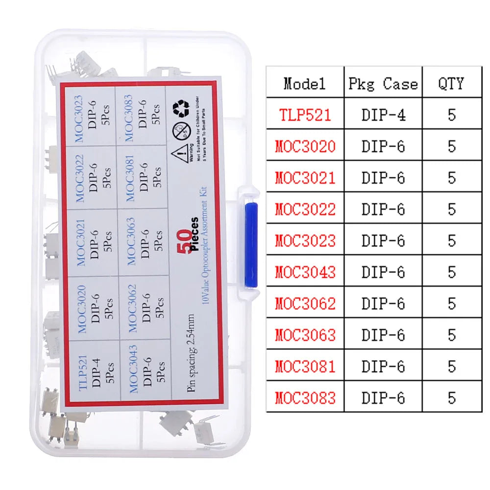Kit Surtido Chips IC Lógica CMOS (Series 4000/4500/74HC/74LS) con Zócalos