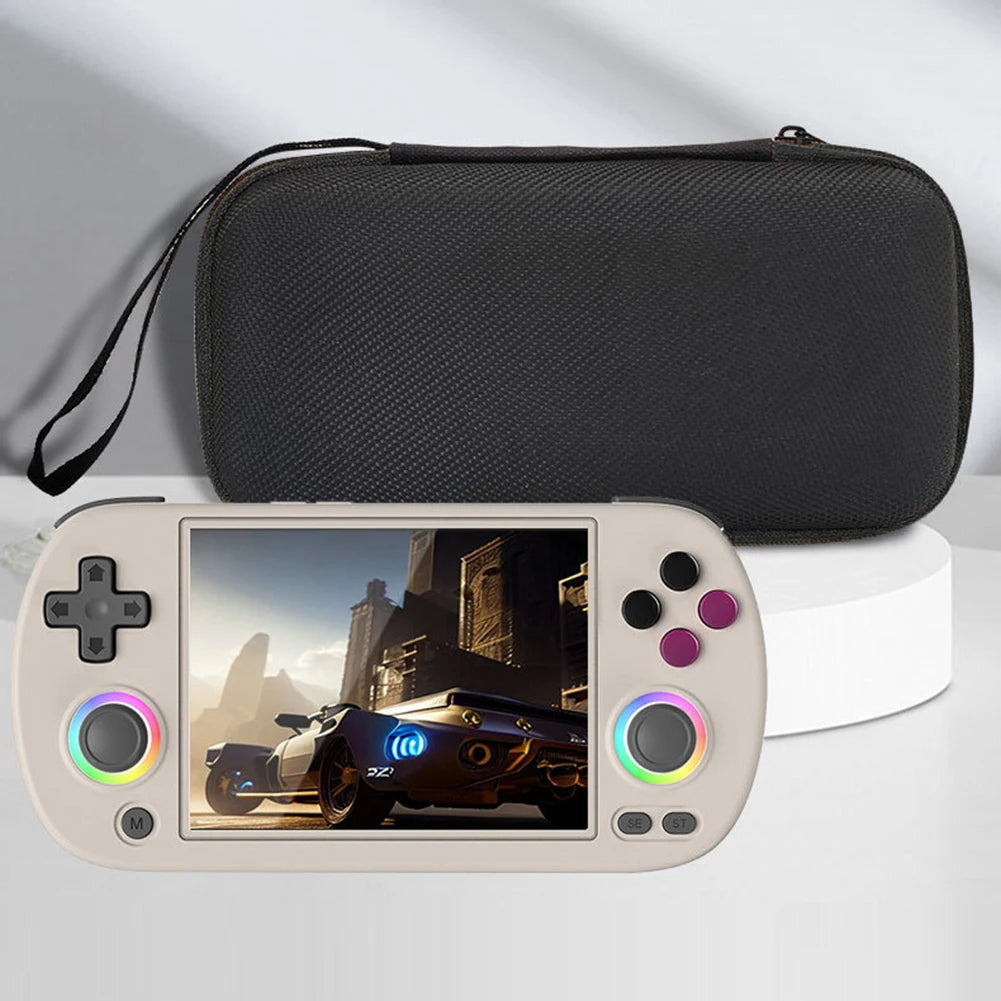 Set Estuche Transporte Rígido + Protector Pantalla para Consola Videojuegos Anbernic RG40XX H (Accesorios)