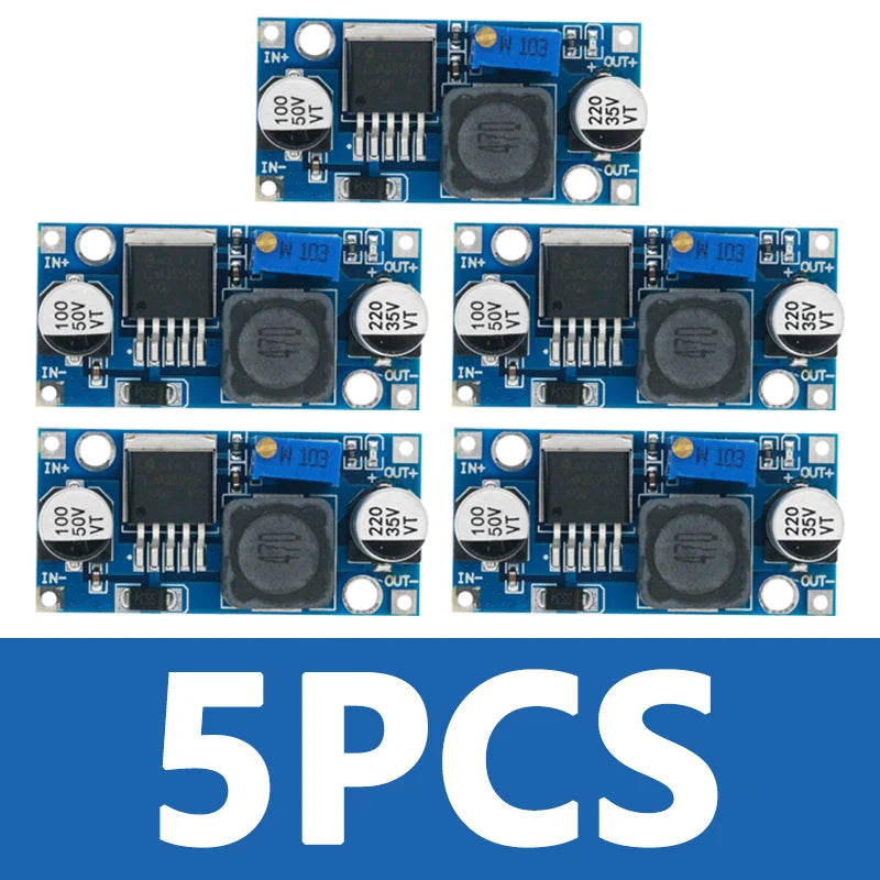 Módulo Fuente Alimentación Step-Down LM2596S DC-DC 3A Ajustable 24V/12V/5V/3V para Arduino