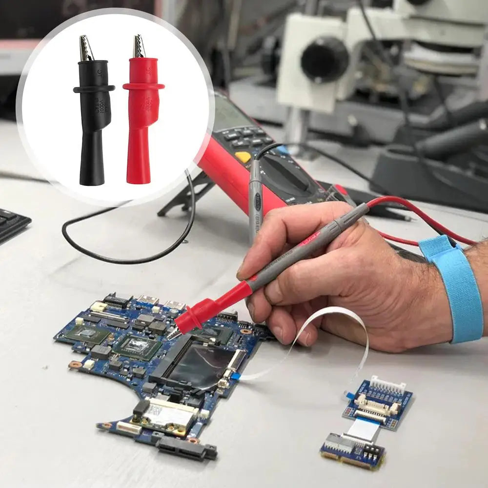 Pinza Prueba Aislada Tipo Cocodrilo - Clamp Eléctrico