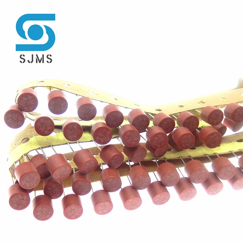 10PCS Round Fuse Slow Blow DIP 2Pin 500mA 1A 2A 2.5A 3.15A 4A 5A 6.3A 8A 10A 250V 382 Plastic T2A LCD TV Power Board PCB Welding