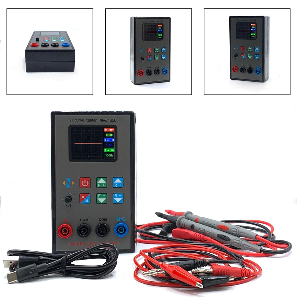 Analizador Curva VI Doble Canal con Pantalla a Color - Tester Fallos Electrónicos ASA