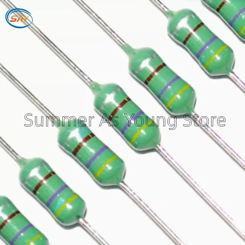 Inductor Axial Código Colores 1/2W 0410 - Varios Valores (1uH a 4.7mH) - Lote 20 Piezas
