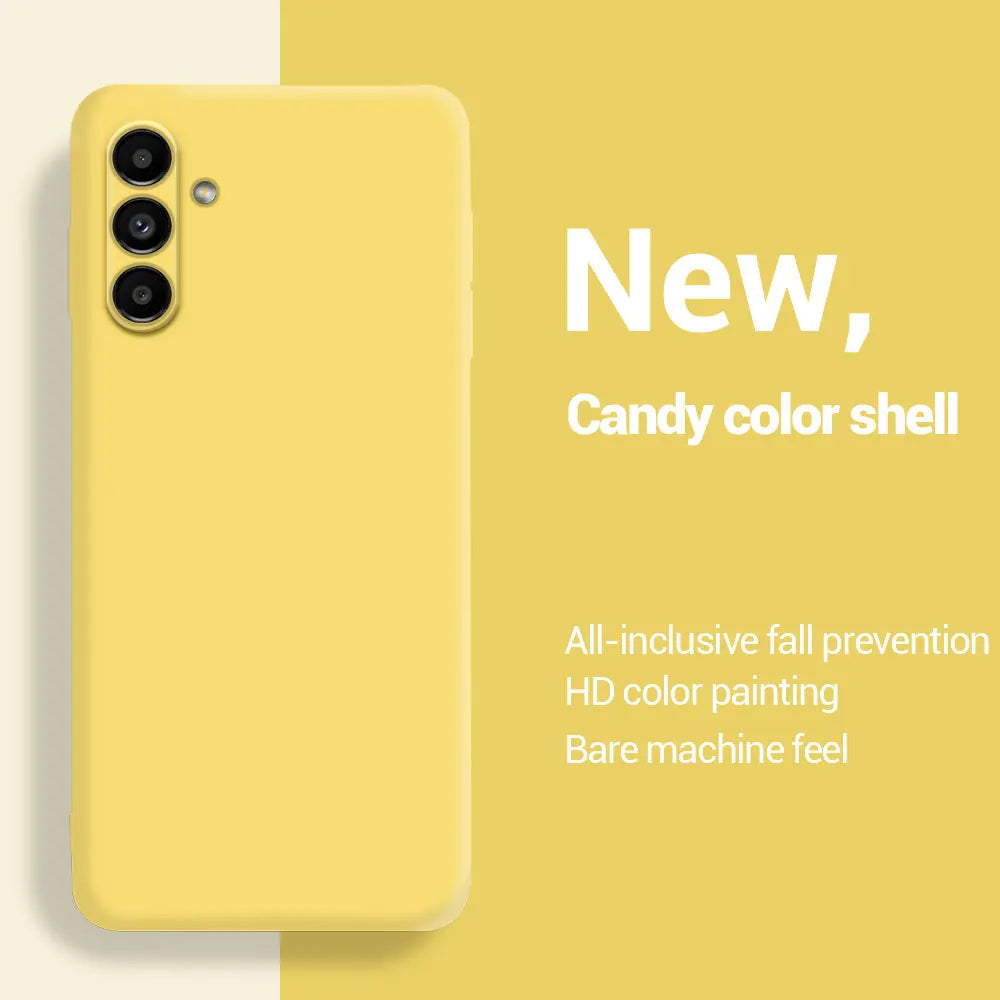 Funda Silicona Líquida Original Antichoque para Samsung Galaxy A05/A05S/A15/A25/A35/A55 (4G/5G)