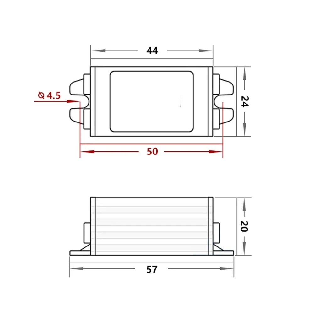 Convertidor DC-DC 24V a 12V 1A-5A Step-Down Buck Módulo Impermeable Regulador Voltaje