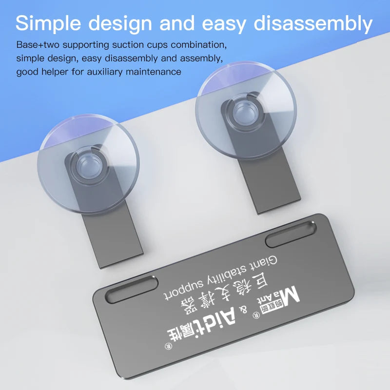 Soporte Sujeción Estabilidad MaAnt Giant para Mantenimiento Móvil (Succión Fuerte Reparación LCD/Batería/Placa Base) Herramienta Desmontaje