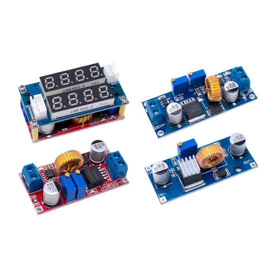 Módulo Cargador Batería Litio CC/CV 5A/12A DC-DC Step-Down con Indicador LED