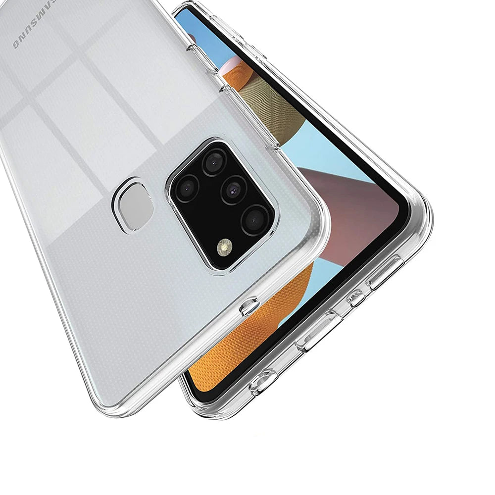Funda Carcasa TPU Suave Transparente Anti-Golpes para Samsung Galaxy A01 Core/A11/A21/A21S/A31/A41/A51/A71
