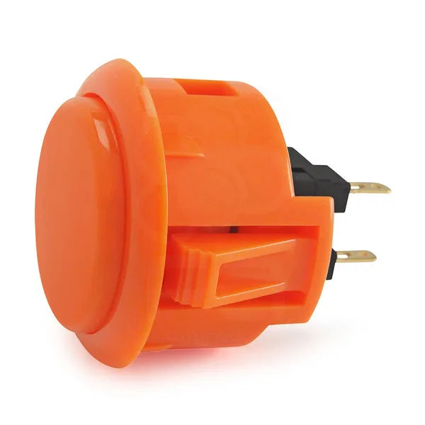 Botón Pulsador Arcade Sanwa OBSF-30 / OBSF-24 (24mm/30mm) Switch Reemplazo Nintendo/MAME/Raspberry Pi (1 Unidad)