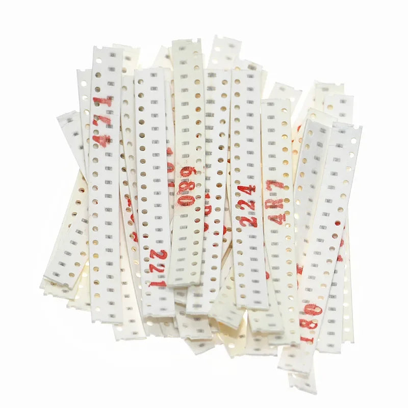 Kit Surtido Capacitor SMD 0603 (1pF-10uF, 36 Valores x 20 Unidades) - Pack 720 Piezas