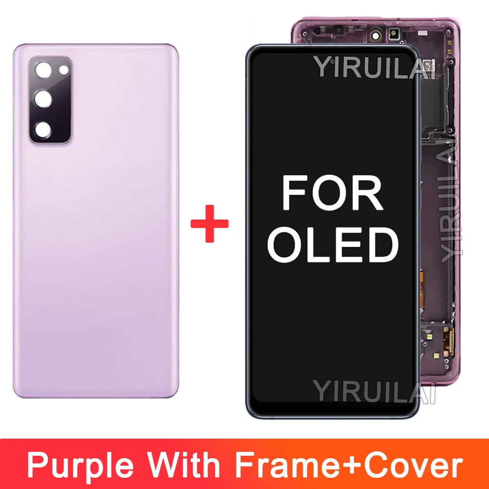 Pantalla LCD OLED 6,43 para Samsung Galaxy S20 FE G780 S20FE 5G G781, montaje de digitalizador con pantalla táctil de repuesto
