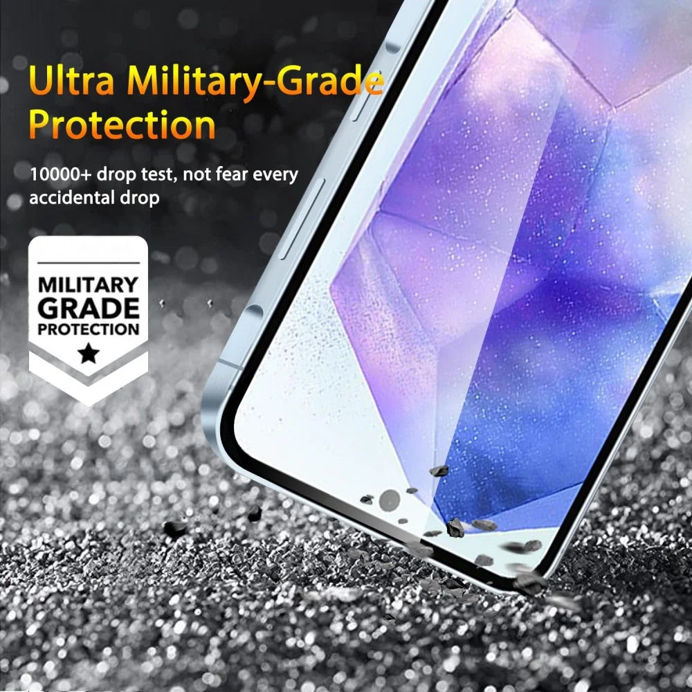 Protector Pantalla Cristal Templado HD para Samsung Galaxy A15/A25/A26/A35/A36/A53-A56 / S21-S25 FE/Plus/Ultra (Pack 3 Unidades)