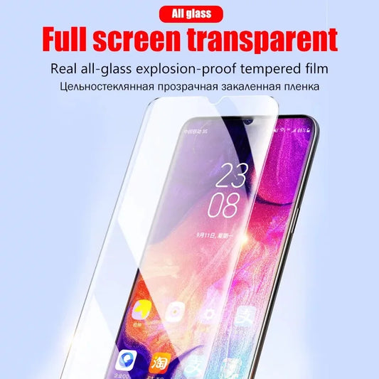 Film Protector Pantalla Cristal Templado HD para Samsung Galaxy A04/A05S/A13-A15/A24 4G/A25/A34/A54/M04/M13/M14/M34/M54 5G/A73 (Pack 5 Unidades)