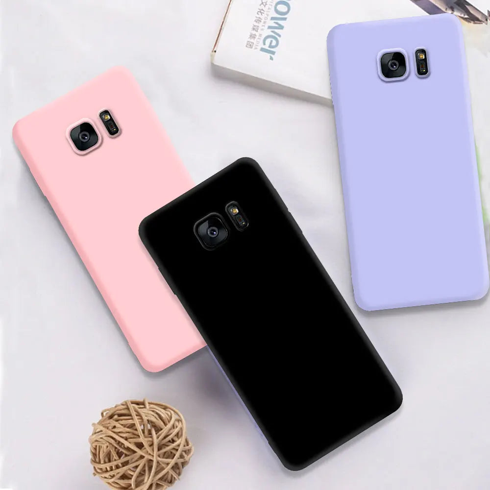 Funda Carcasa Silicona Mate para Samsung Galaxy S7 / S7 Edge (Coque)