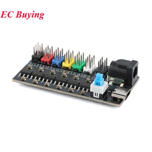 Lote 1/2 Pcs Módulo Fuente Alimentación Multicanal AMS1117 (1.2V-5.0V) 800mA Socket USB-C/DC