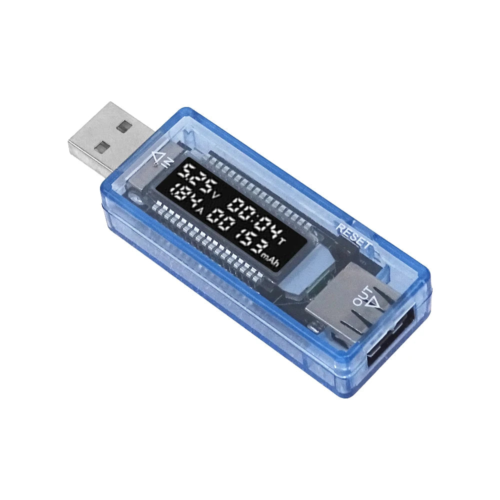 Tester USB Medidor Capacidad Corriente Voltaje Detector Carga Power Bank Prueba Batería