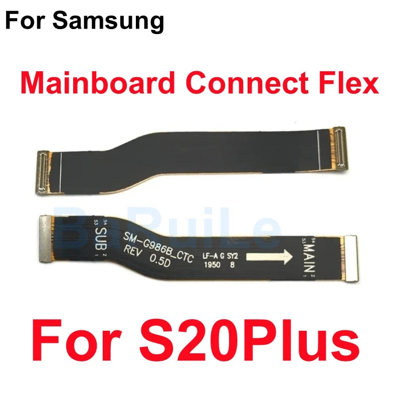 Placa base de carga conectar Flex para Samsung S21 Plus S22 Ultra S20 S23 pantalla LCD conectar placa base extender Cable cinta