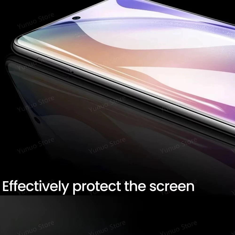 Film Hidrogel Frontal Suave Protector Pantalla para Samsung Galaxy A15/A33/A35/A52/A53/A54/A55 5G (4 Unidades)