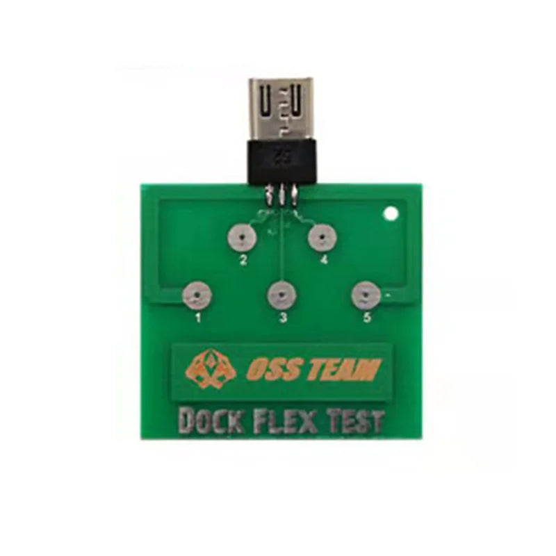 Placa PCB Test Micro USB / Tipo-C - Tester Flex Carga Dock para iPhone (U2) / Android