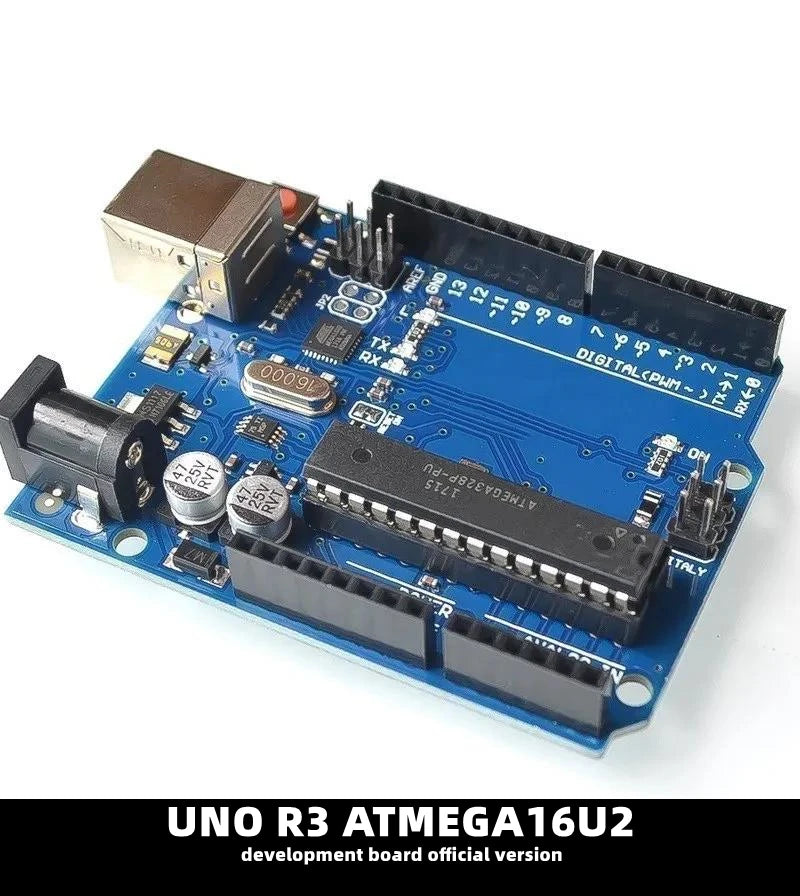 Placa Desarrollo UNO R3 (Oficial ATMEGA16U2 / WiFi R3 ATMEGA328P CH340G) compatible WeMos ESP8266 (con Caja)