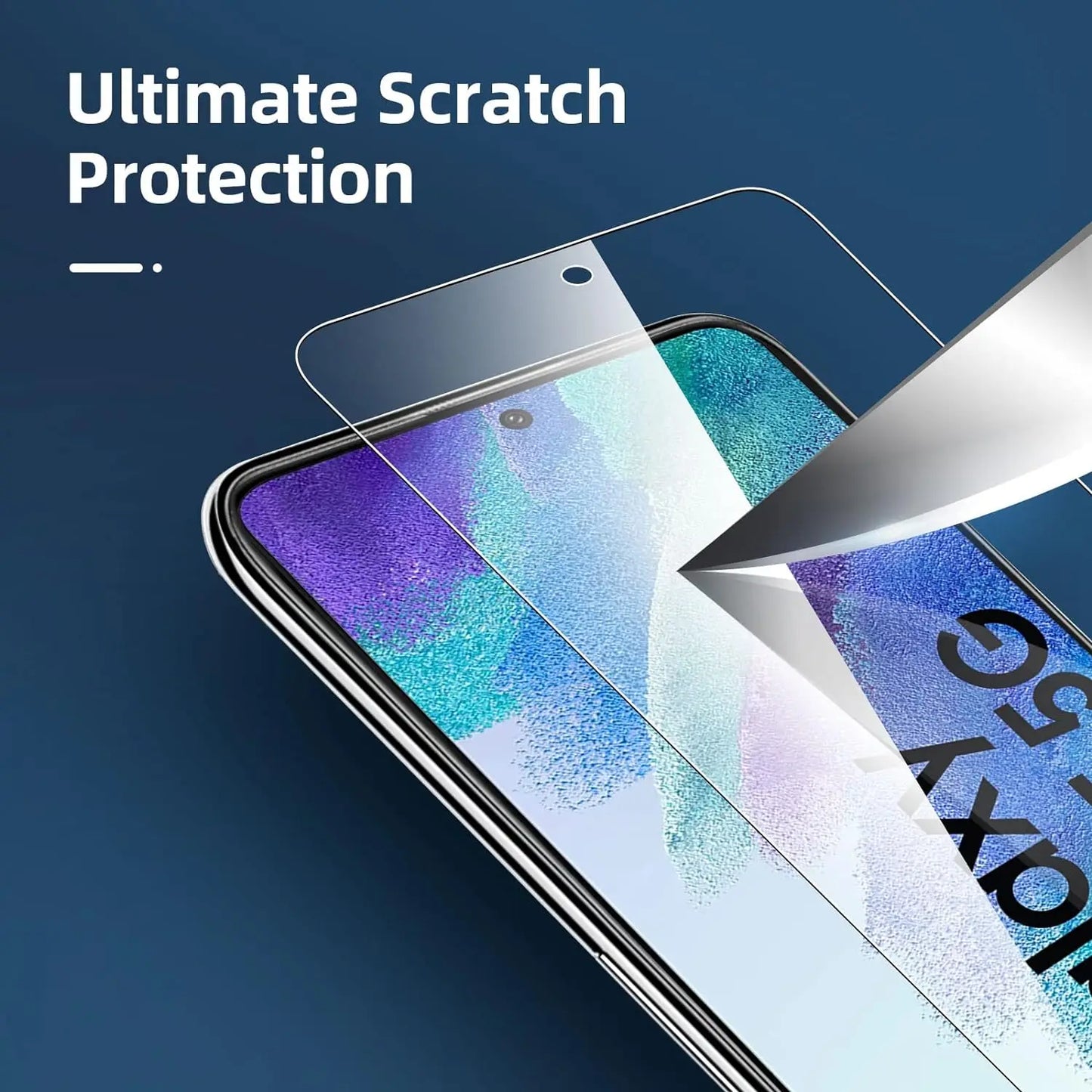 Protector de pantalla de cristal templado 99D para Samsung Galaxy S21FE 4G 5G, 1 a 4 piezas