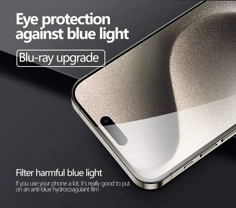 Film Hidrogel Cobertura Completa Protector Pantalla para iPhone 7/8 Plus / X/XR/XS Max / 11-16 Pro Max (Pack 5 Unidades)