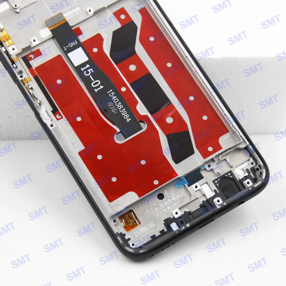 Super AMOLED Display For Huawei P40 Lite LCD Touch Screen Digitizer Assembly With Frame Display Replacement For Nova 6 SE LCD