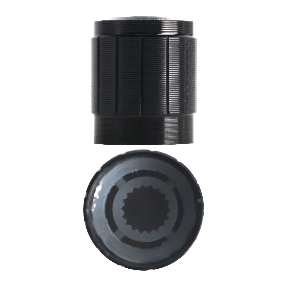 5 Set 10K WH148 Linear Potentiometer Resistor Kit 15mm Shaft with Black Aluminum Alloy Knob Cap 3Pin Resistance for Arduino