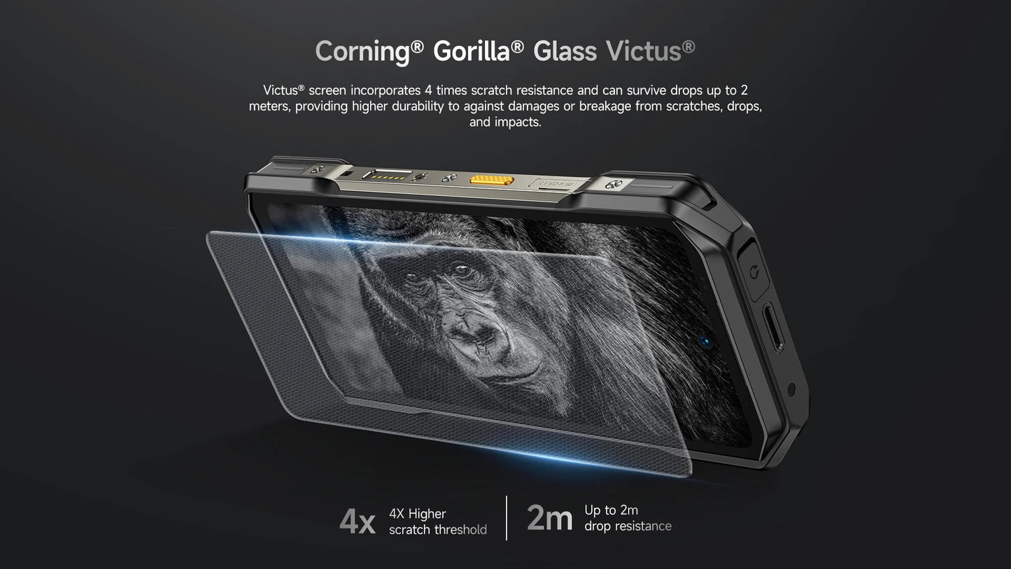 Celular Rugged Ulefone Armor 27T Pro 5G con Cámara Térmica FLIR® - 10600mAh, Android 14, 24GB/256GB, NFC