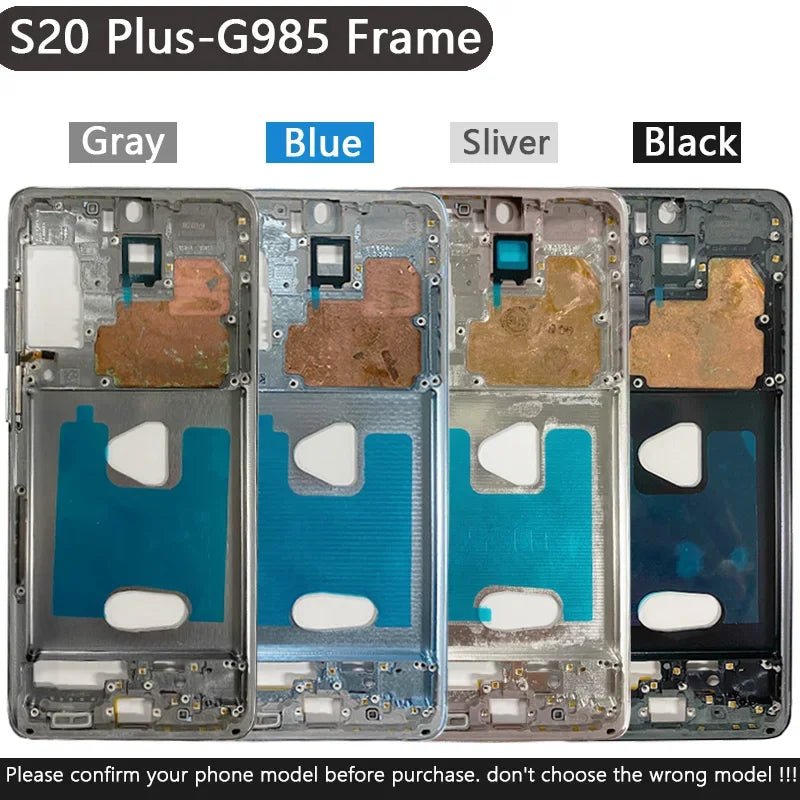 OLED para Samsung Galaxy S20 Ultra Lcd G988 con marco pantalla táctil digitalizador frontal S20 S20 Plus G980 G985 reemplazo
