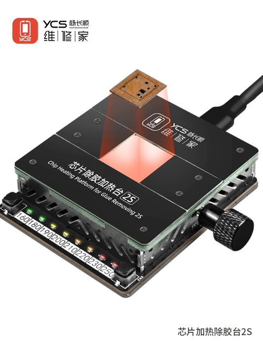 YCS 2S CPU Heating Platform Magical Degumming Station For Mobile Phone IC CPU Heating Glue Removal Solder Removal BGA Reball