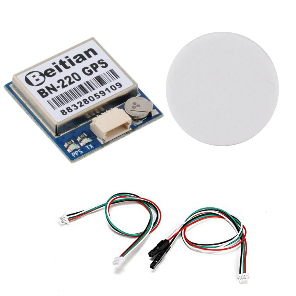 Módulo GPS Beitian BN-180 / BN-220 / BN-280 / BN-880 (GLONASS) con Antena para Controladora Vuelo Pixhawk