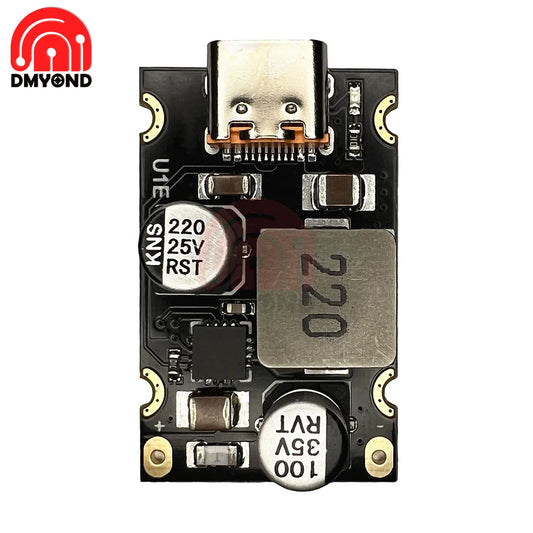 Módulo Carga Rápida PD 65W USB-C Soporta PD3.1/QC3.0/SCP/PPS para Arduino DC 8-30V