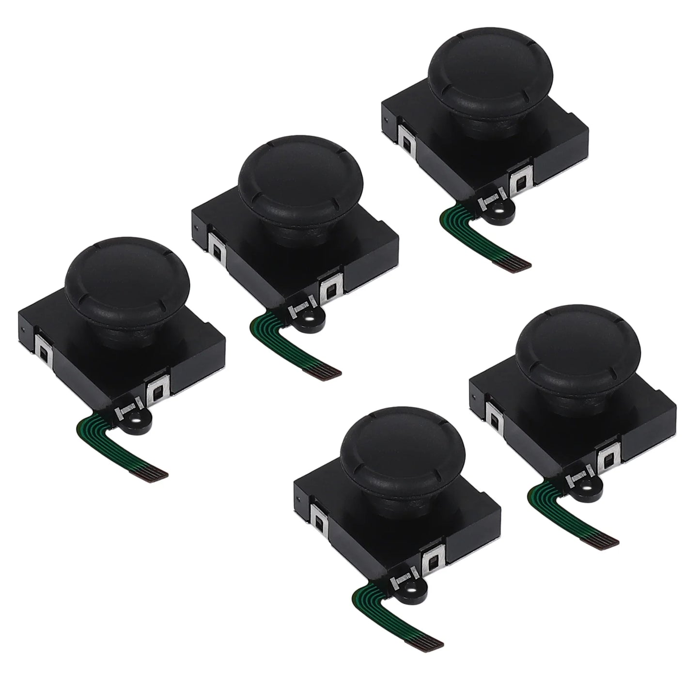 Palanca Joystick Analógico 3D de Repuesto para Control Nintendo Switch / Joycon Gamepad (5 Unidades)