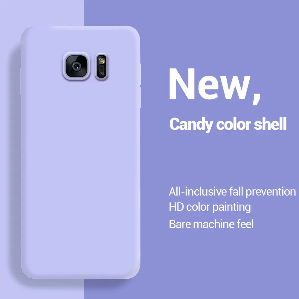Funda Carcasa Silicona Mate para Samsung Galaxy S7 / S7 Edge (Coque)