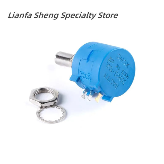 3590S-2-103L 103 102 104 503 3590S 10K 1K 100K 50K ohmPrecision Multiturn Potentiometer 10 Ring Adjustable Resistor