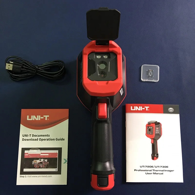 Termógrafo Infrarrojo Profesional Mejorado UNI-T UTi720E - Cámara Térmica Testeo Industrial/Circuitos PCB/Calefacción Suelo