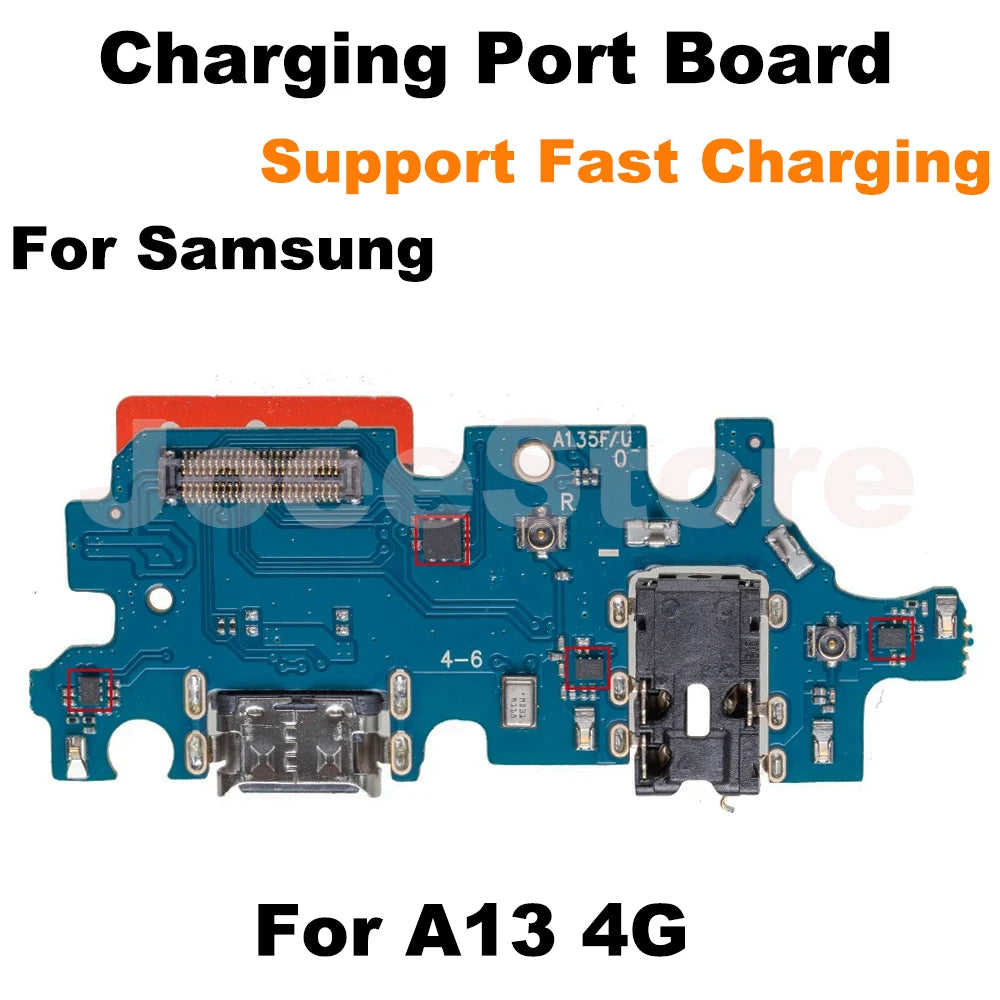 Placa Puerto Carga Rápida USB con Micrófono y Flex para Samsung Galaxy A12-A14/A23/A24/A33/A52/A53/A72/A73