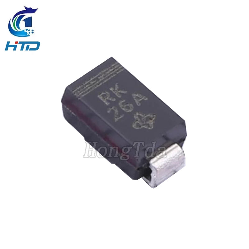 Diodo TVS SMD SMAJ 400W - Varios Voltajes (12A a 24A) SMA/DO-214AC - Lote 100 Piezas