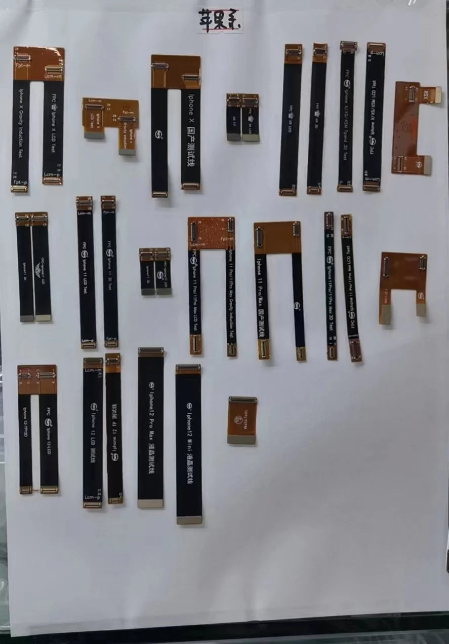 Flex Cable Extensión Tester Prueba Pantalla LCD 3D Touch para iPhone 6 a 12 Series (Plus/Pro/Max/Mini/X/XR/XS)