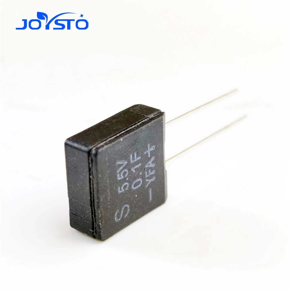 Supercapacitor Farad Bloque Recto 0.1F 5.5V / 0.15F 4.5V 11.5x11.5x5.5mm - Lote 5 Piezas