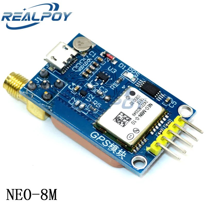 Módulo GPS NEO-6M / NEO-7M / NEO-8M (Micro USB) para Posicionamiento Satelital Arduino/STM32/C51