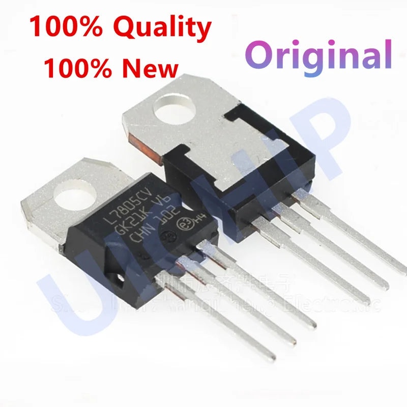 Regulador Voltaje IC LM7805 (L7805CV) 5V 1.5A LDO TO-220 (5/10/20 Unidades)