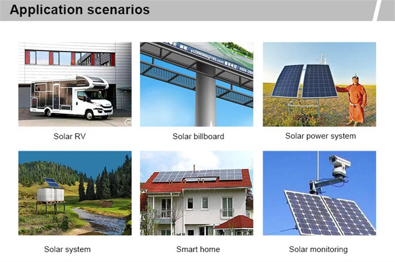 Controlador Carga Solar PWM 10A 12V/24V Control Luz/Tiempo Auto Dual USB LCD