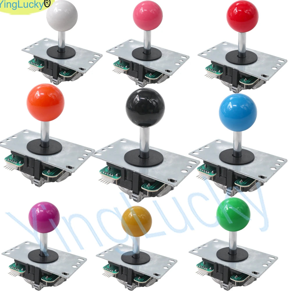 Joystick Arcade (Copia Sanwa 8YT) 5 Pines para DIY Accesorios Juegos PC (1 Unidad)