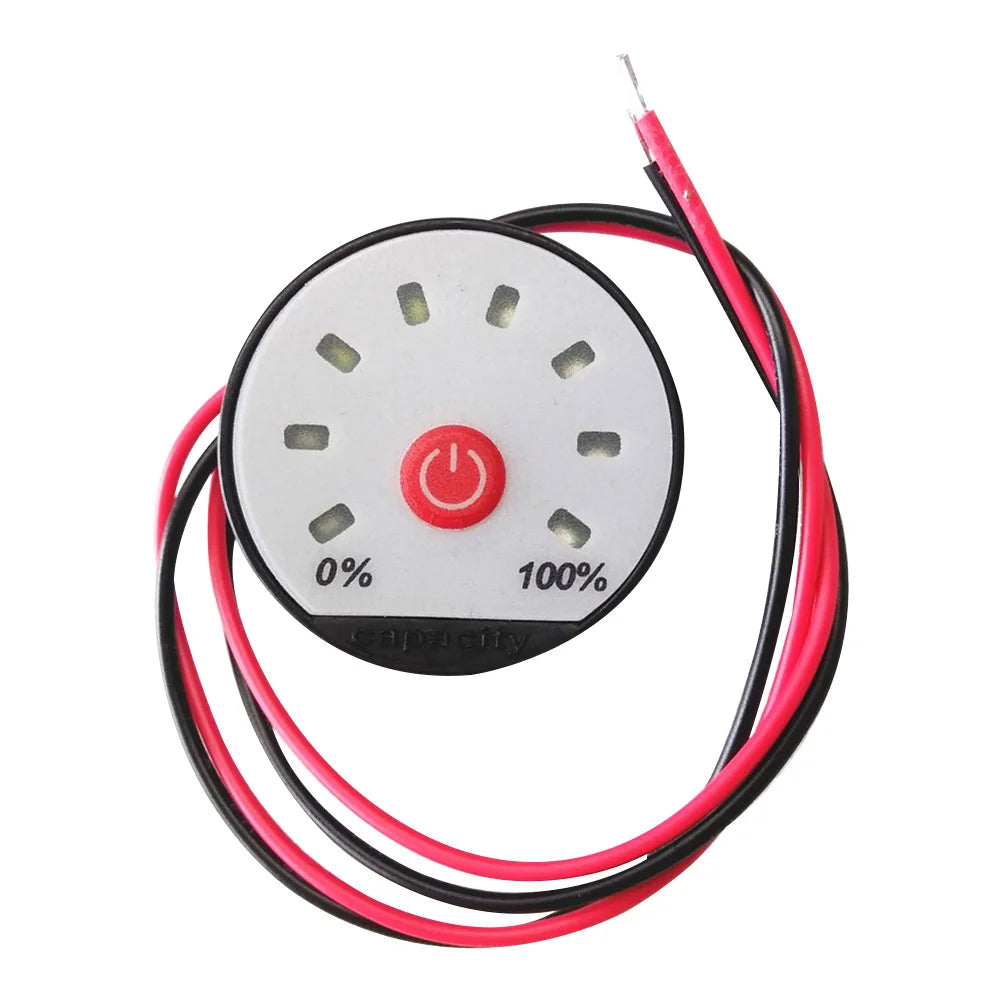 Indicador Capacidad Batería LED (1S-13S) - Tester Carga Plomo-Ácido/Litio (Li-Po/Li-ion) 12V/24V/48V