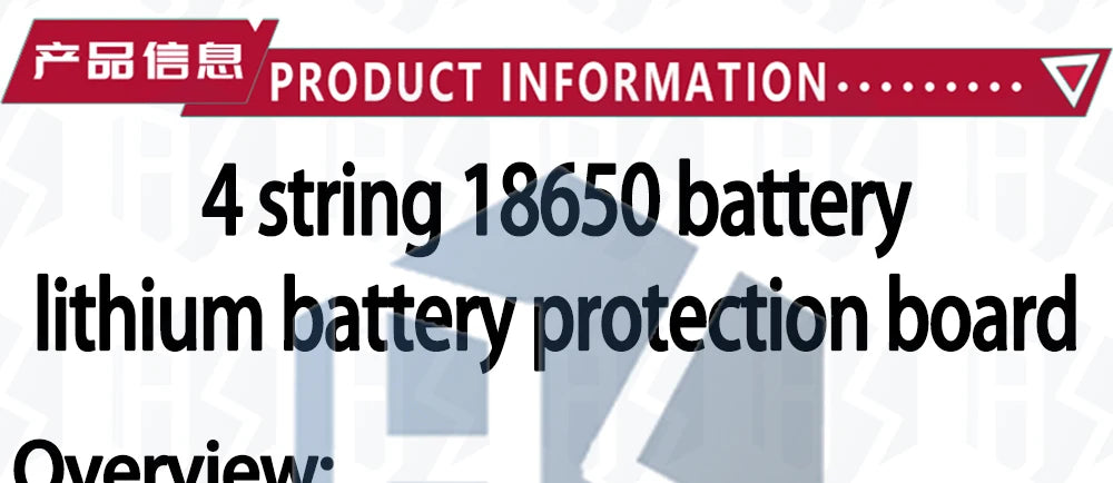 4S 20A 18650 Li-ion BMS Protection Board 4.35V Overcharge 2.5V Cutoff with 5A Continuous Discharge Cell Balancing