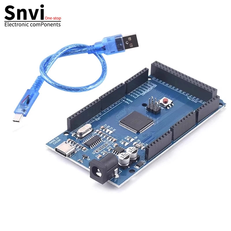 Placa Desarrollo MEGA2560 R3 (ATmega2560-16AU, CH340G) AVR USB / MEGA2560 PRO para Placa Expansión Arduino DIY Kit