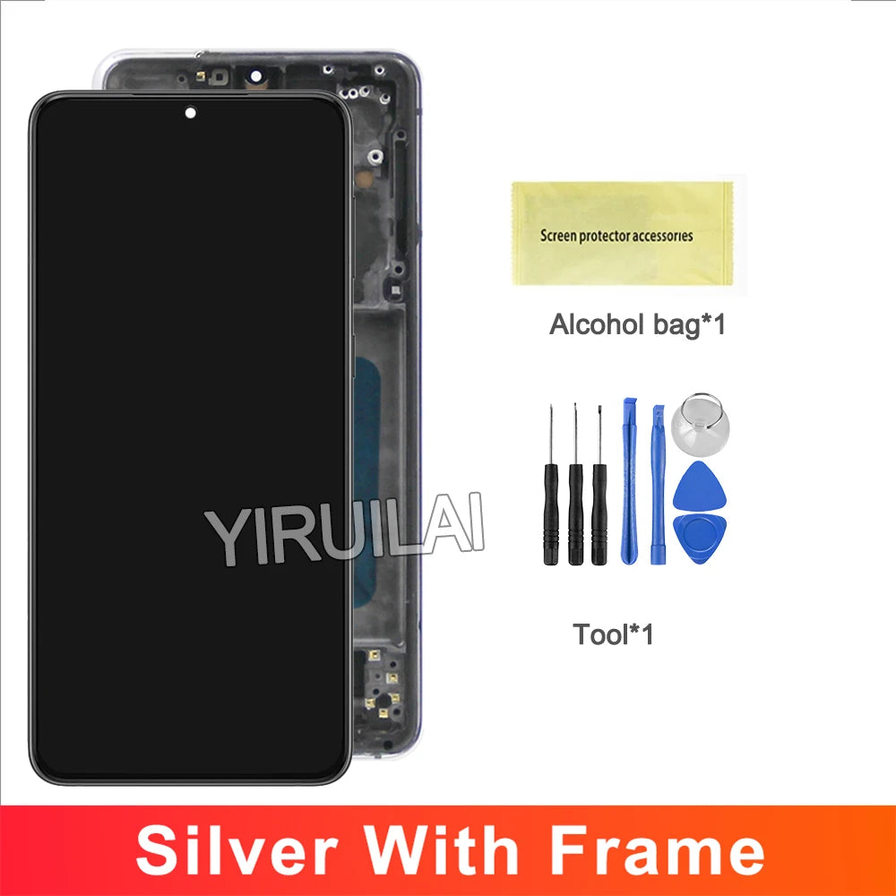 Pantalla LCD Probada con Marco para Samsung Galaxy S21 5G (Digitalizador Táctil)