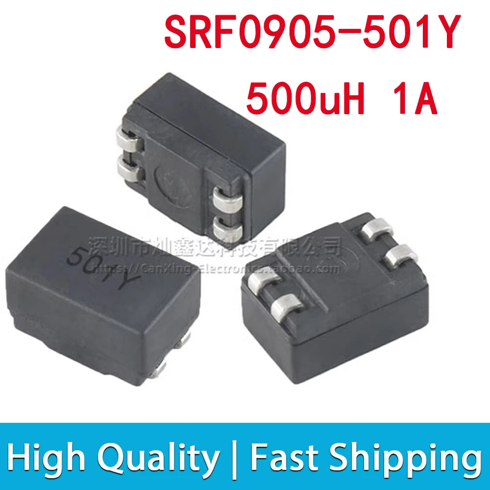 Choque Modo Común Moldeado SMD 0905 - Varios Valores (10uH a 2mH) - Lote 5 Piezas